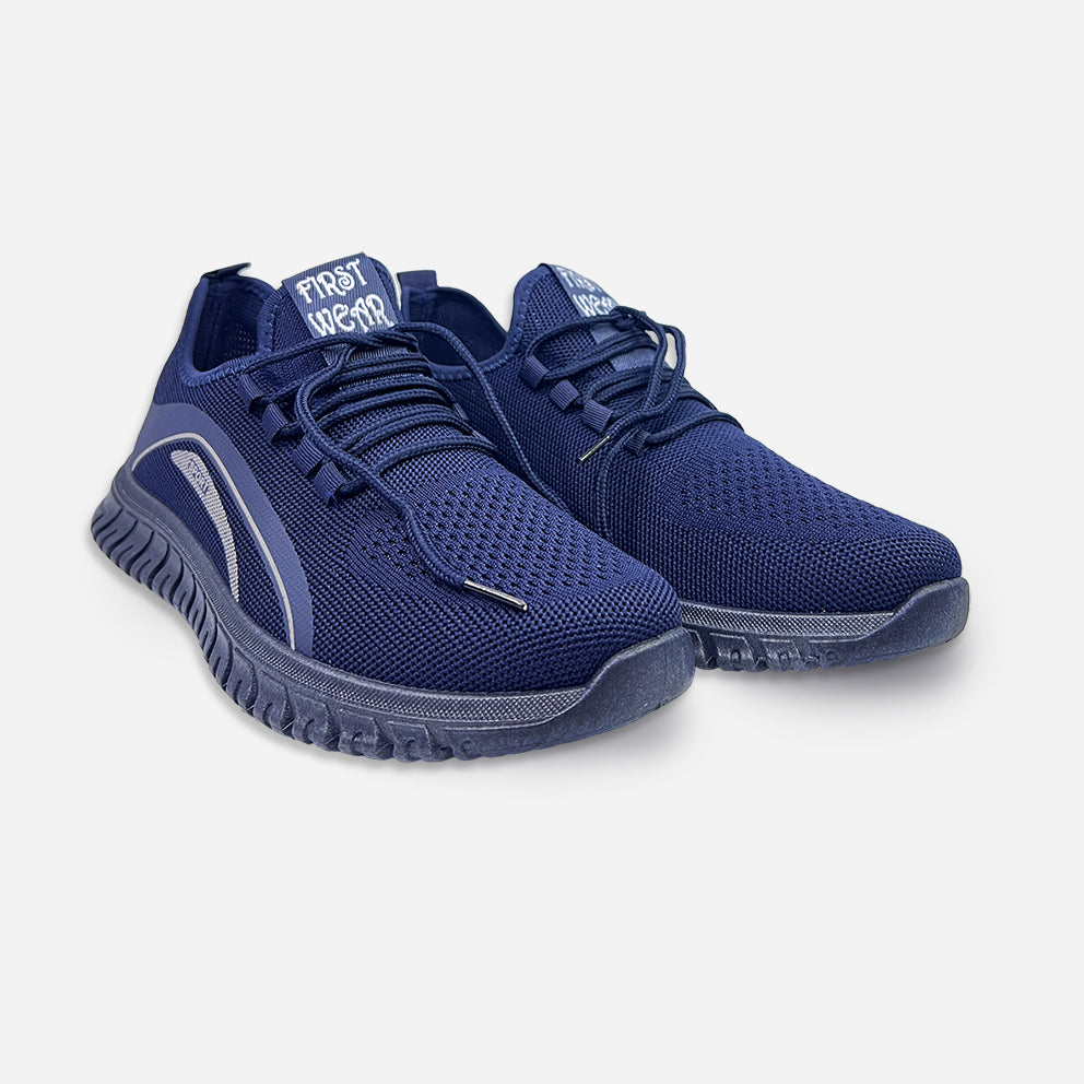 Navy Blue Breathable Sneakers Lightweight Versatile Breathable OnlineHatti